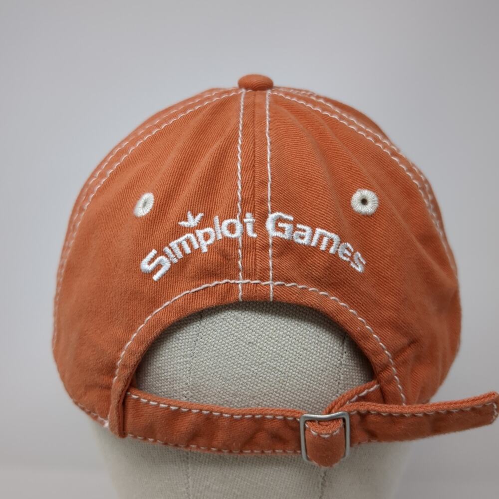 Simplot Games Baseball Cap Orange One Size Adjust… - image 6